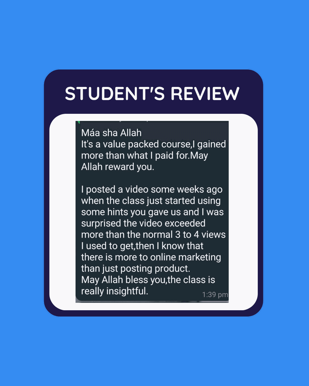 Review from precousgem customer