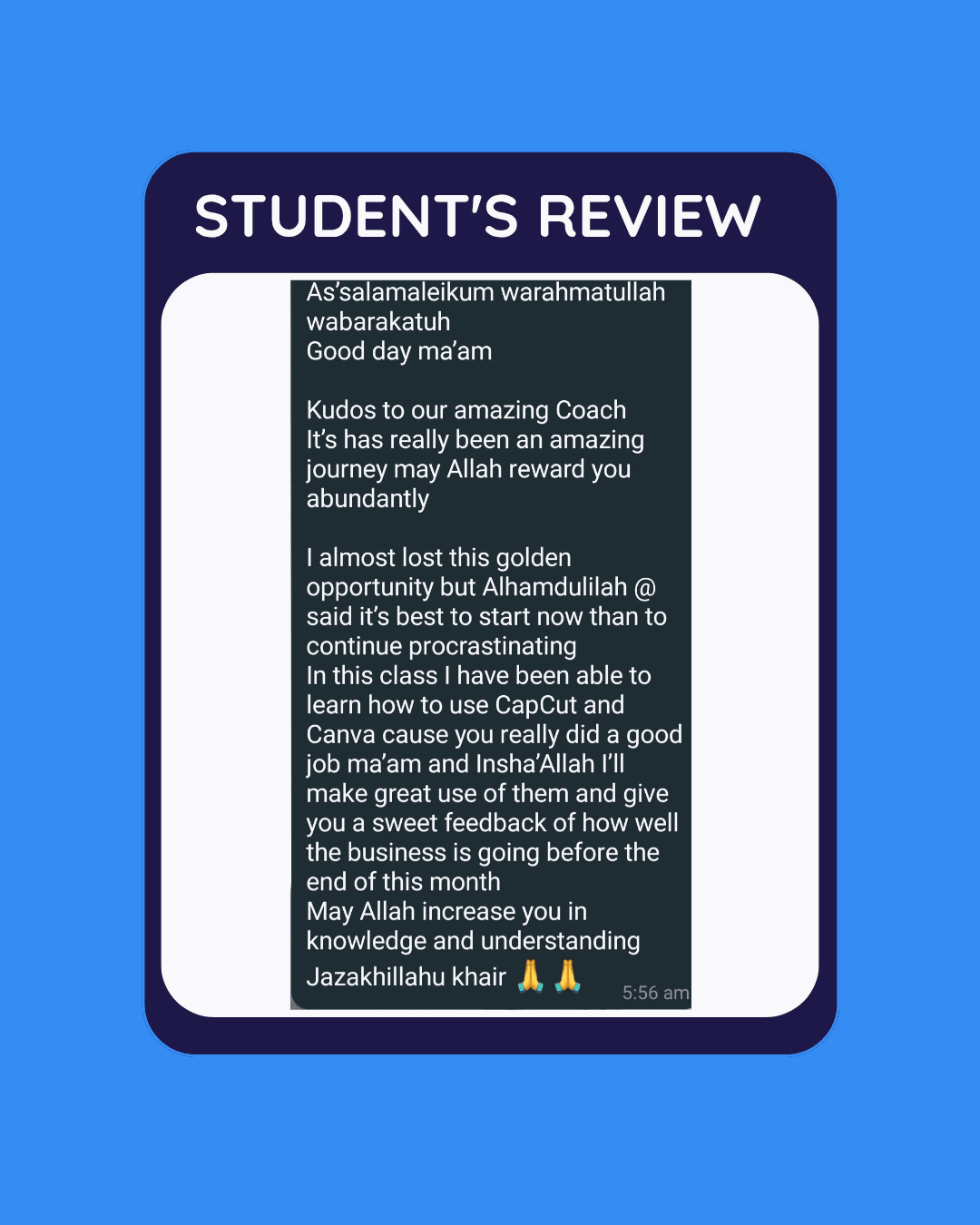 Review from precousgem customer