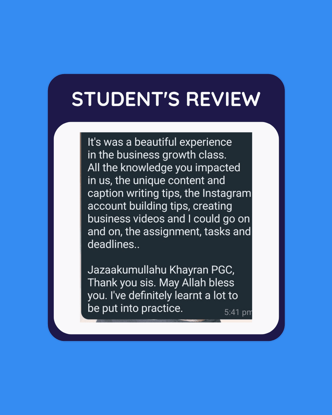 Review from precousgem customer