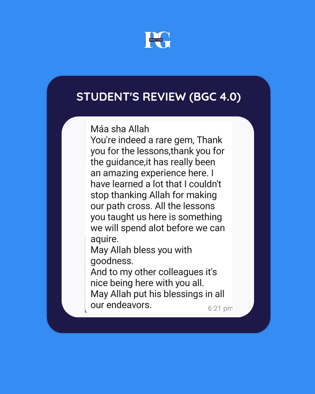 Review from precousgem customer