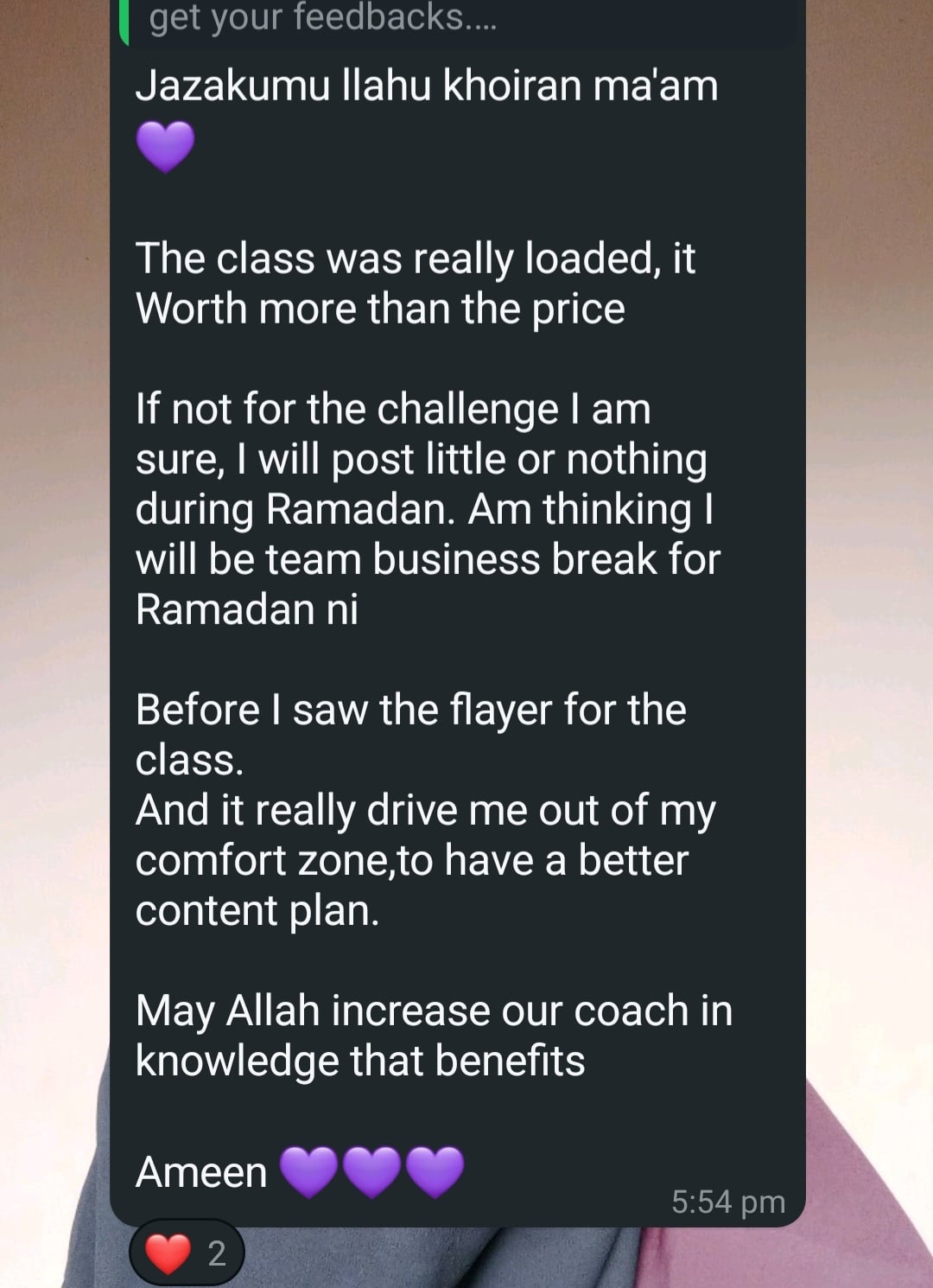 Review from precousgem customer